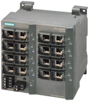 SIEMENS 6GK5216-0BA00-2AA3 SCALANCE X216, managed Layer 2 switch, 16x RJ45