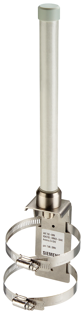 SIEMENS 6GK5792-6MN00-0AA6 Antenna ANT 792-6MN, IWLAN, omnidirectional, 2.4 GHz, 6 dBi, N-female, IP67
