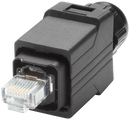 SIEMENS 6GK1901-1BB10-6AA0 IE RJ45 Plug PRO, push-pull IP65 plug for on-site assembly