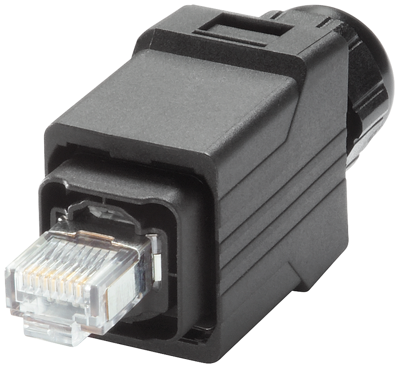 SIEMENS 6GK1901-1BB10-6AA0 IE RJ45 Plug PRO, push-pull IP65 plug for on-site assembly