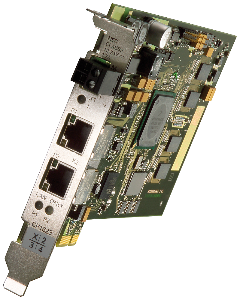 SIEMENS 6GK1162-3AA00 Communications processor CP 1623 PCIe X1, connection to Ind. Ethernet
