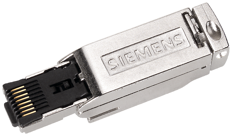 SIEMENS 6GK1901-1BB11-2AA0 IE FC RJ45 Plug 180 4X2, RJ45 plug with FC connection system, 1 unit