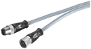 SIEMENS 6XV1801-5DH20 Power Connecting Cable M12-180/M12-180, A-coded, 4-pole, 2 m, for ET200