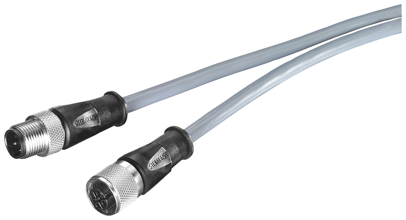 SIEMENS 6XV1801-5DN10 Power Connecting Cable M12-180/M12-180, A-coded, 4-pole, 10 m, for ET200