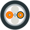 SIEMENS 6XV1873-3GT10 FO ground cable 50/125/1400 (OM 2), multimode, 2x 2 ST, anti-rodent, 100 m