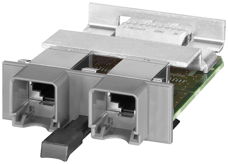 SIEMENS 6GK5992-2GA00-8FA0 Media module MM992-2CUC, 2x 10/100/1000 Mbps RJ45, with securing collar, CC