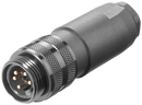 SIEMENS 6GK1905-0FA00 7/8 connection plug for ET 200, with axial cable outlet for assembly in the field, pin insert 1 pack=5 units.