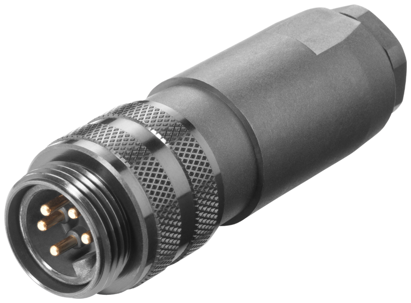 SIEMENS 6GK1905-0FA00 7/8 connection plug for ET 200, with axial cable outlet for assembly in the field, pin insert 1 pack=5 units.