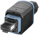 SIEMENS 6GK1901-1BB20-6AA0 IE FC RJ45 plug PRO, IP65 FastConnect push-pull connector for on-site assembly with IE FC TP cable 2x 2; 1 pack = 1 unit.