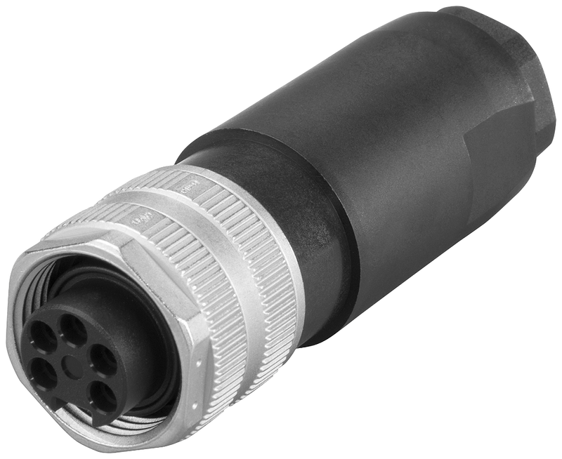 SIEMENS 6GK1905-0FB00 7/8 connection plug for ET 200, with axial cable outlet for assembly in the field, female contact insert 1 pack=5 units.