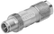 SIEMENS 6GK1901-0DB30-6AA0 IE FC M12 PLUG PRO 4x2 M12 connector, axial cable outlet, X-coded, 1 unit