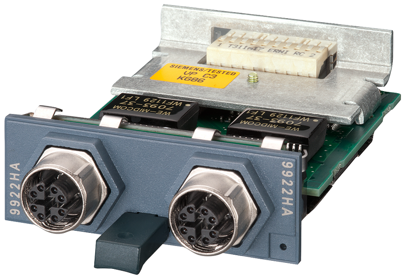 SIEMENS 6GK5992-2HA00-0AA0 Media module MM992-2M12, 2x 1000 Mbps M12, CC