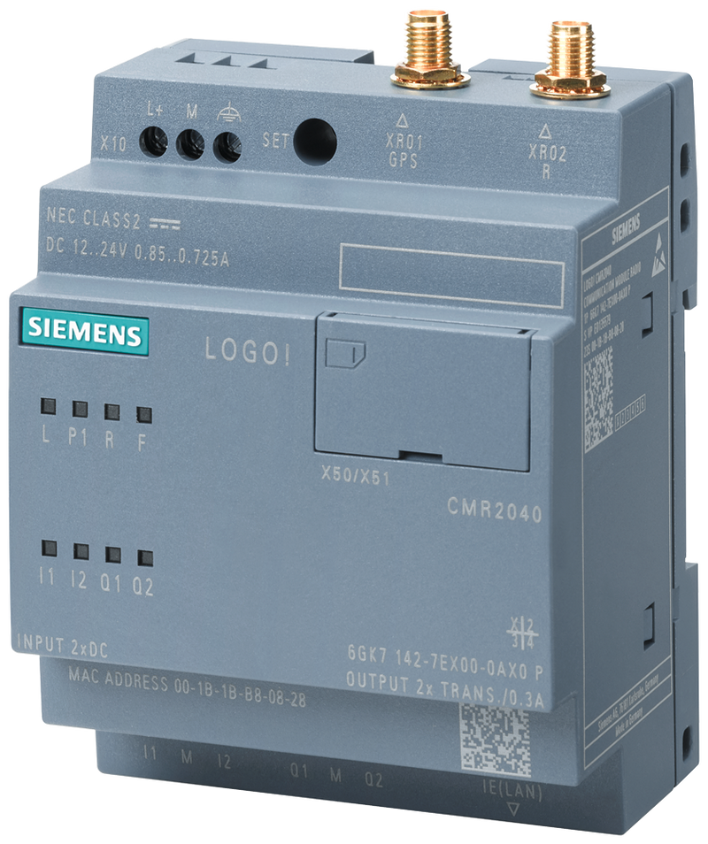 SIEMENS 6GK7142-7EX00-0AX0 LOGO! CMR2040 communications module, connection LOGO! to LTE
