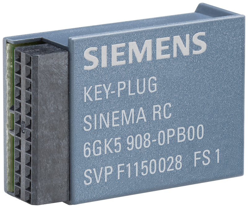 SIEMENS 6GK5908-0PB00 KEY-PLUG SINEMA RC, for unlocking connection to SINEMA RC for S615/SCALANCE M