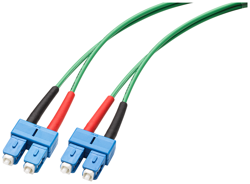 SIEMENS 6XV1843-5EH10-0CC0 Fiber optic multimode cord SC/SC, 50/125, 2x 2 SC duplex plugs, 1 m