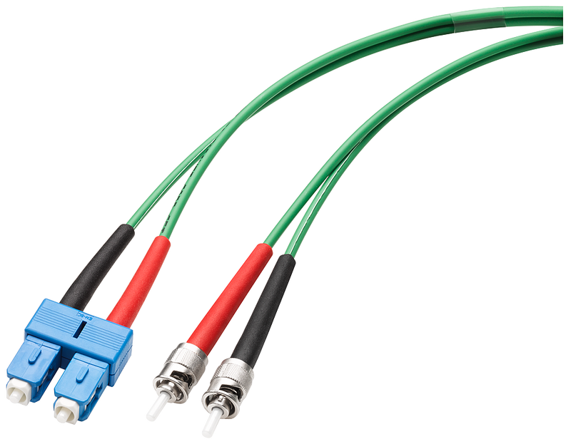 SIEMENS 6XV1843-5FH10-0CB0 Fiber Optic Singlemode Cord SC/ST, 9/125, 1x SC duplex  1xST plug, 1 m