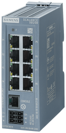 SIEMENS 6GK5208-0BA00-2AB2 SCALANCE XB208, managed Layer 2 switch, 8x RJ45, DEF: PN IO