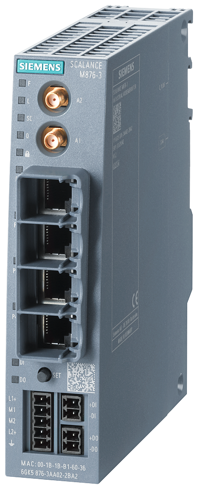 SIEMENS 6GK5876-3AA02-2BA2 SCALANCE M876-3, 3G router (Ethernet&lt;-&gt;3G), HSPA+/EV-DO, VPN, firewall, NAT