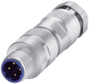 SIEMENS 6GK1901-0DB10-6AA0 IE FC M12 Plug PRO, M12 plug-in connector, 180° cable outlet, D-coded, 1 unit