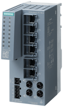 SIEMENS 6GK5106-2BB00-2AC2 SCALANCE XC106-2, unmanaged switch, 6x RJ45, 2x multimode ST/BFOC