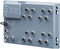 SIEMENS 6GK5216-0HA00-2AS6 SCALANCE XP216 managed Layer 2 switch, 16x M12, Gigabit-capable, IP65/67