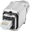 SIEMENS 6GK1901-1BB21-6AA0 IE FastConnect RJ45 Plug PRO; IP65; FastConnect; IE; RJ45 Push-pull connector for on-site Installation on IE FC TP Cable 2x2; and IE FC TP Cable 4x...