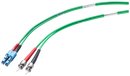 SIEMENS 6XV1843-5EH10-0AB0 Fiber Optic Multimode Cord ST/LC, 50/125, 1x LC duplex  2x ST plug, 1 m