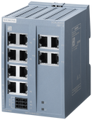 SIEMENS 6GK5112-0BA00-2AB2 SCALANCE XB112, unmanaged switch, 12x 10/100 Mbit/s RJ45 ports