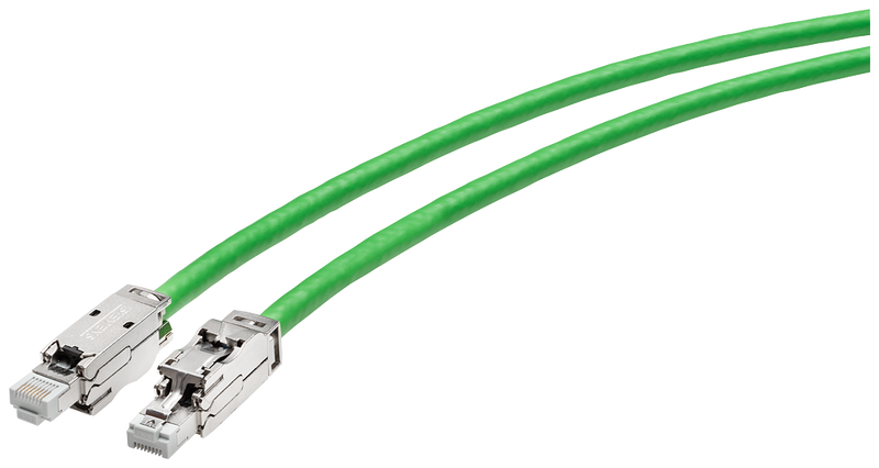 SIEMENS 6XV1878-5BN20 IE connecting cable IE FC RJ45 Plug-180/IE FC RJ45 Plug-180; IE FC flexible GP 4x2 Pre-assembled with 2x IE FC RJ45 plug 180 4 x 2; Length 20 m.