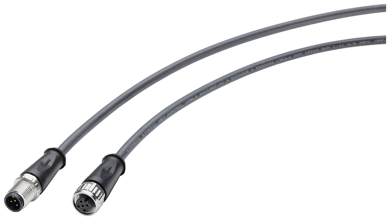 SIEMENS 6XV1801-2CE50 Control connecting cable M12-180/M12-180, A-coded, IO-Link port class B, 0.5 m