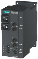 SIEMENS 6GK5202-2BB10-2BA3 SCALANCE X202-2IRT, managed Layer 2 switch, 2x RJ45, 2x multimode BFOC