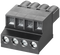 SIEMENS 6GK5980-1DB00-0AA5 Screw-type terminal block for SCALANCE X/W/S/M, 4-pin for power supply, 24 V DC