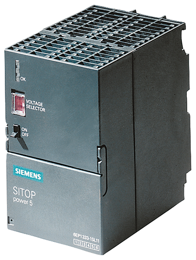 SIEMENS 6ES7305-1BA80-0AA0 SIMATIC S7-300 with Regulated power supply PS305 input: 24-110 V DC output: 24 V DC/2 A