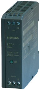 SIEMENS 6EP1967-2AA00 SITOP Switch on current limiter Ballast unit for SITOP Power supplies input: 100-480 V AC, 10 A max output: 100-480 V AC, 10 A max