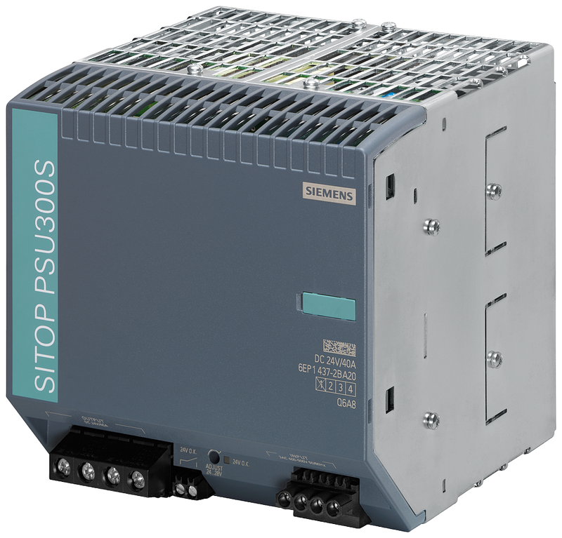 SIEMENS 6EP1437-2BA20 Power supply SITOP PSU300S, 3-phase 24 V DC/40 A