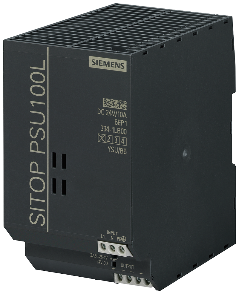 Siemens 6EP1334-1LB00 SITOP PSU100L 24 V/10 A Stabilized power supply input
