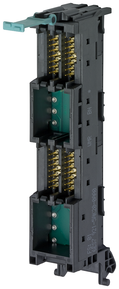 SIEMENS 6ES7921-5AK20-0AA0 Front connector module for SIMATIC S7-1500, ana. IOs, 16-p. cable connect.