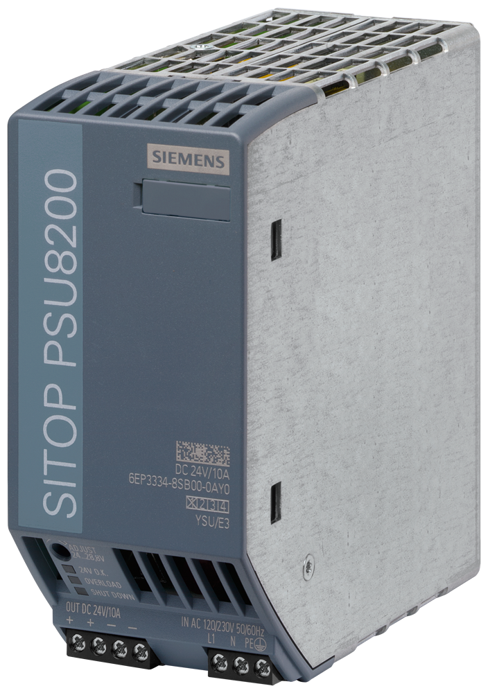 SIEMENS 6EP3334-8SB00-0AY0 Power supply SITOP PSU8200, single-phase 24 V DC/10 A