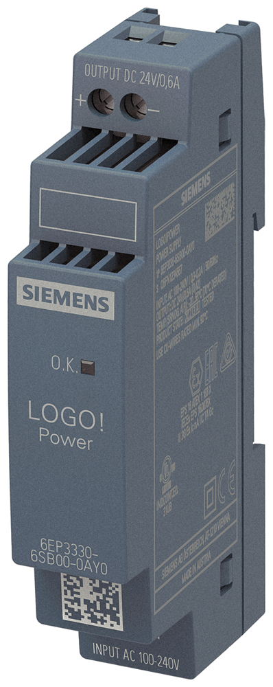 Siemens 6EP3330-6SB00-0AY0 LOGO!POWER 24 V / 0.6 A