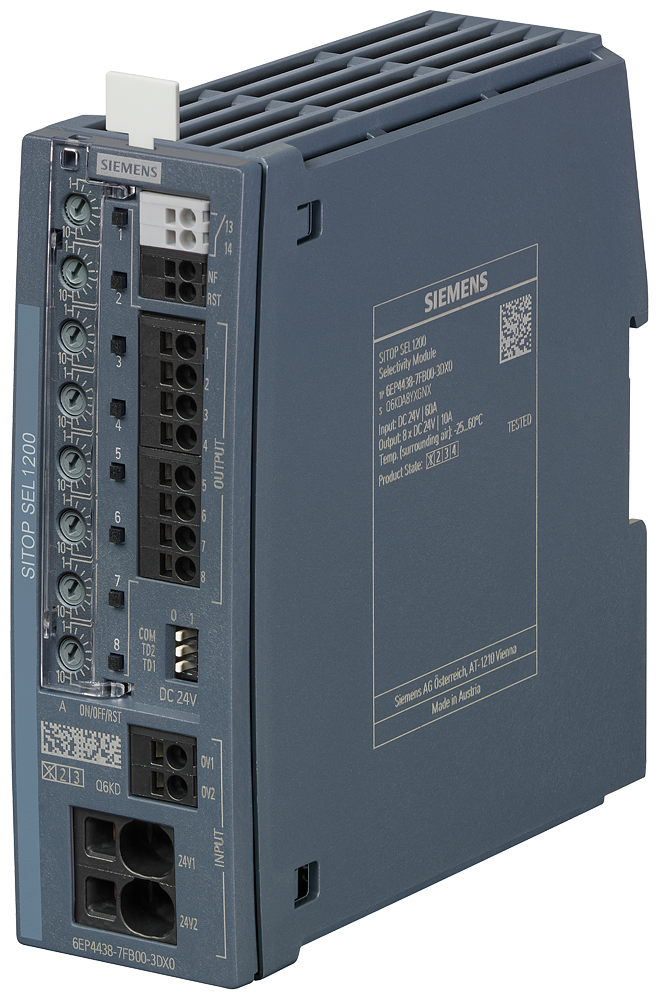 Siemens 6EP4438-7FB00-3DX0 SITOP SEL1200 Selectivity module
