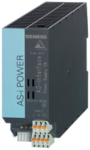 SIEMENS 3RX9501-0BA00 AS-i power supply unit IP20, out: AS-i 30 V DC, 3 A in: 120 V/230 V AC with ground fault detection