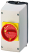 SIEMENS 3RV1923-1GA00 Molded-plastic surface-mounting encl. with EMERGENCY OFF rotary operating mechanism, 72 mm, metr. cable gland