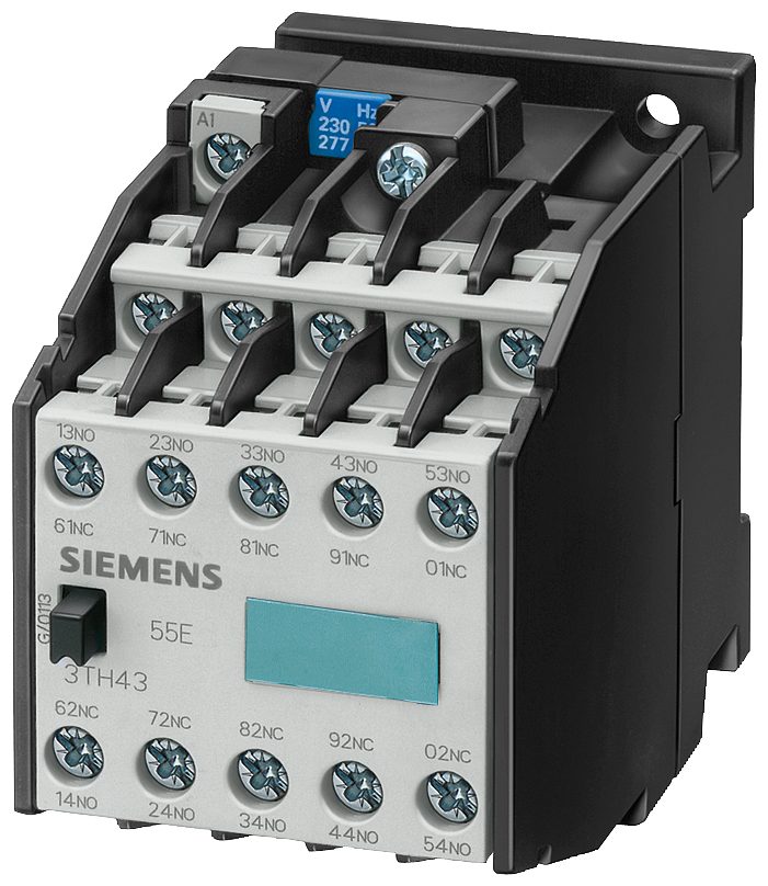 Siemens 3TH4310-0AG2 Contactor relay, 100E, EN 50011 10 NO, screw terminal, AC operation, 110 V AC 50/60 Hz