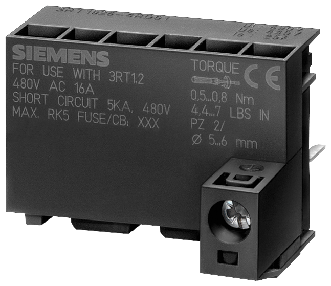SIEMENS 3RT1926-4RD01 Adapter for motor feeder connector 3RT1900-4RE01 for 3RT2.2