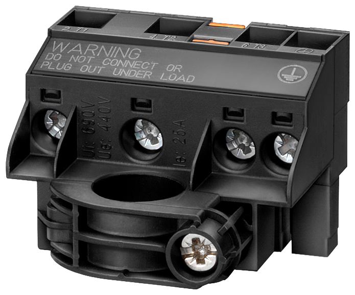 SIEMENS 3RT1900-4RE01 Motor feeder connector for connection module for 3RT2.1 and 3RT2.2