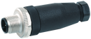 SIEMENS 3RK1902-4BA00-5AA0 M12 plug, straight, screw terminal, max. 0.75 mm2, 5-pole, A-coded, max. 4 A