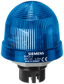 SIEMENS 8WD5320-5BF Integrated signal lamp, flashing light, with integrated LED, blue, 24 V AC/DC