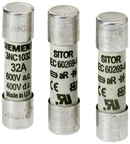 SIEMENS 3NC1010-0MK SITOR cylindrical fuse, 10 x 38 mm, 10 A, gR, Un AC: 690 V, Un DC: 440 V