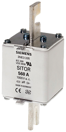SIEMENS 3NE3337-8 SITOR fuse link, with slotted blade contacts, NH2, In: 710 A, aR
