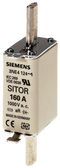 SIEMENS 3NE4124 SITOR fuse link, with blade contacts, NH0, In: 160 A, aR, Un AC: 1000 V